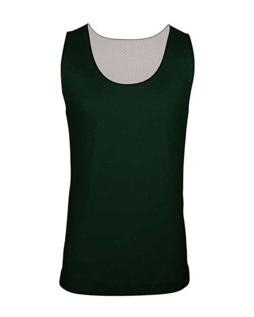 C2 Sport 5729 Men's Reversible Mesh Tank - Forest/ White - front