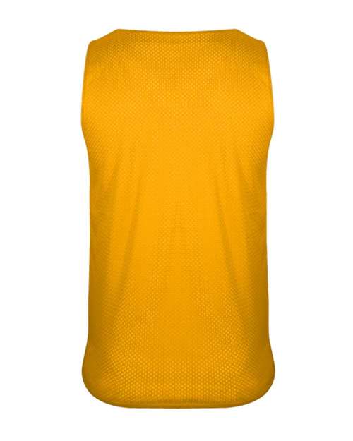 C2 Sport 5729 Men's Reversible Mesh Tank - Gold/ White - back