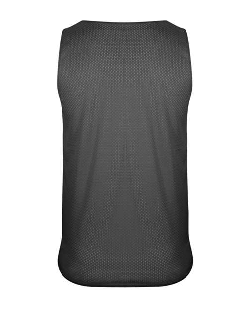 C2 Sport 5729 Men's Reversible Mesh Tank - Graphite/ White - back