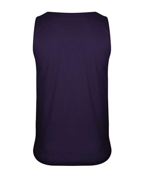 C2 Sport 5729 Men's Reversible Mesh Tank - Purple/ White - back