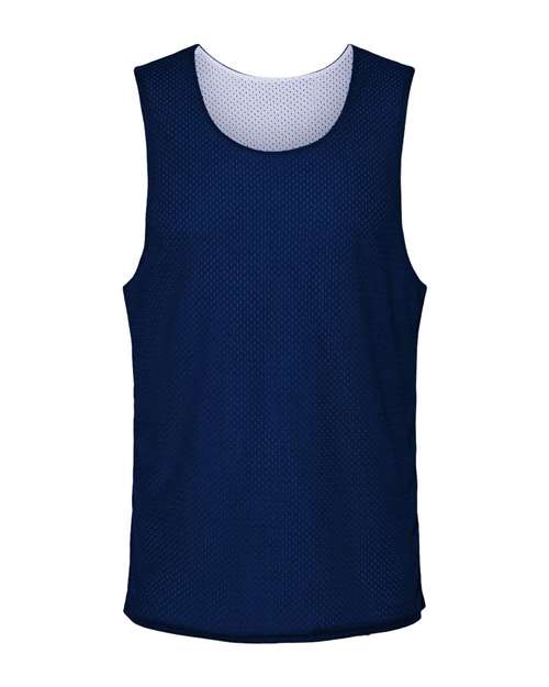 C2 Sport 5729 Men's Reversible Mesh Tank - Navy/ White - front