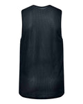 C2 Sport 5228 Youth Reversible Mesh Tank - Black/ White - back