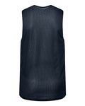 C2 Sport 5228 Youth Reversible Mesh Tank - Navy/ White - back