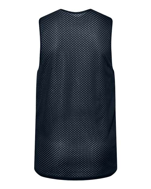 C2 Sport 5228 Youth Reversible Mesh Tank - Navy/ White - back