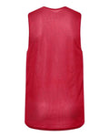 C2 Sport 5228 Youth Reversible Mesh Tank - Red/ White - back