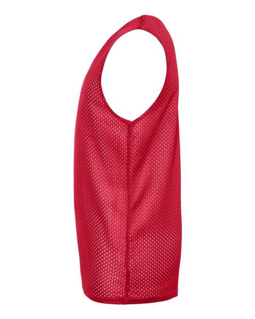 C2 Sport 5228 Youth Reversible Mesh Tank - Red/ White - side