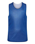 C2 Sport 5228 Youth Reversible Mesh Tank - Royal/ White - front