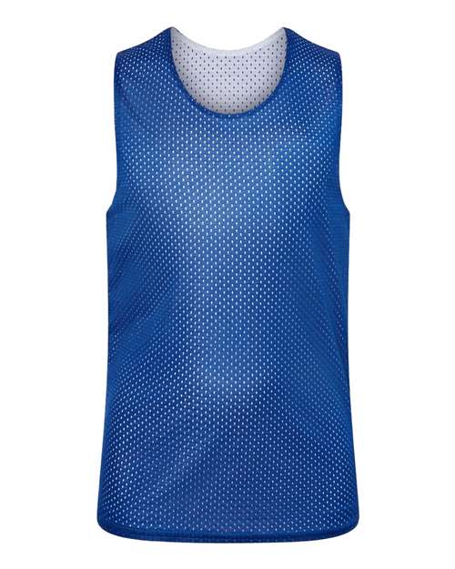 C2 Sport 5228 Youth Reversible Mesh Tank - Royal/ White - front