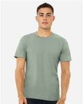 Bella+Canvas BC3001CVC Unisex Heather CVC Short Sleeve Tee - Heather Sage - model front