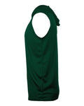 Badger 4108 Men's B-Core Sleeveless Hooded T-Shirt - Forest - side