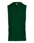 Badger 4108 Men's B-Core Sleeveless Hooded T-Shirt - Forest - front