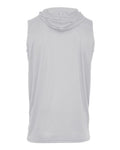 Badger 4108 Men's B-Core Sleeveless Hooded T-Shirt - Silver - back