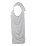 Badger 4108 Men's B-Core Sleeveless Hooded T-Shirt - Silver - side