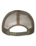 Richardson 112P Printed Trucker Cap - Mossy Oak Bottomland/ Loden - back