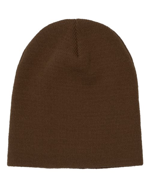 Yupoong 1500KC 8 1/2" Beanie - Caramel - back