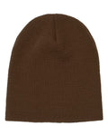 Yupoong 1500KC 8 1/2" Beanie - Caramel - front