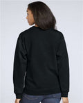 Gildan SF000 Unisex Softstyle Midweight Crewneck Sweatshirt - Black - model back