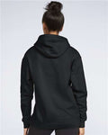 Gildan SF500 Unisex Softstyle Midweight Hooded Sweatshirt - Black - model back