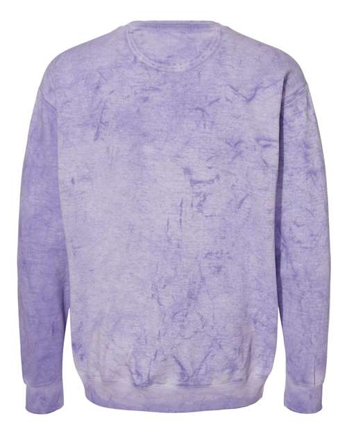 Comfort Colors 1545 Unisex Colorblast Crewneck Sweatshirt - Amethyst - back