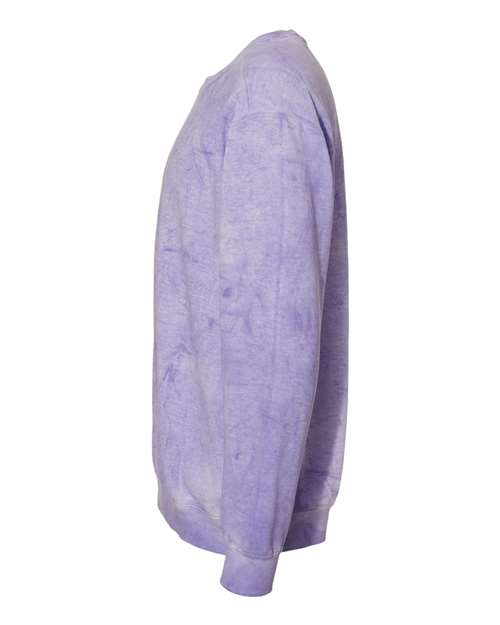 Comfort Colors 1545 Unisex Colorblast Crewneck Sweatshirt - Amethyst - side