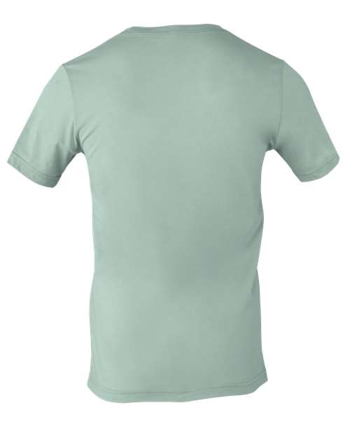 Bella+Canvas 3001 Unisex Jersey Short Sleeve Tee - Dusty Blue - back