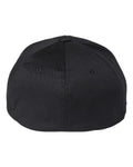 Flexfit 6277Y Youth Cotton Blend Cap - Black - back