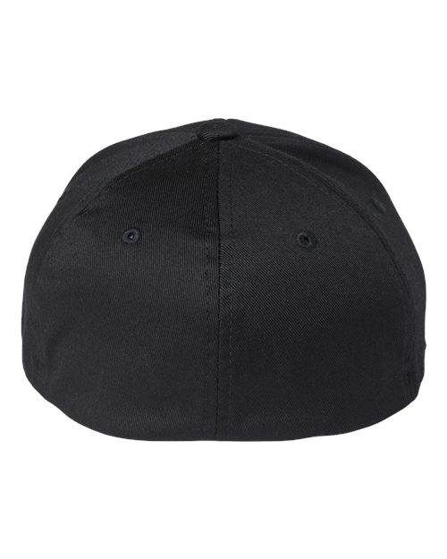 Flexfit 6277Y Youth Cotton Blend Cap - Black - back
