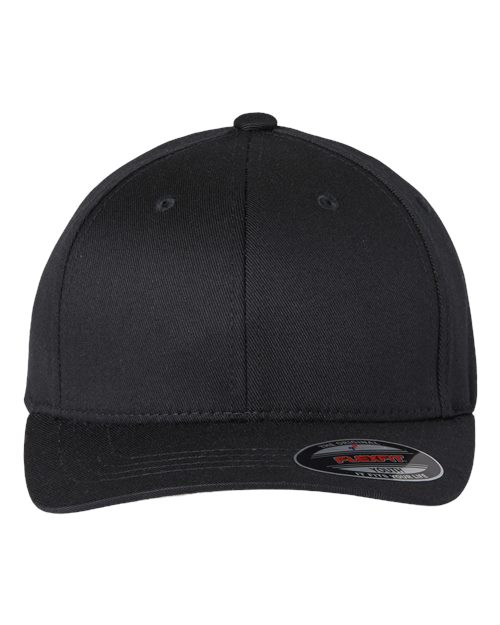Flexfit 6277Y Youth Cotton Blend Cap - Black - front