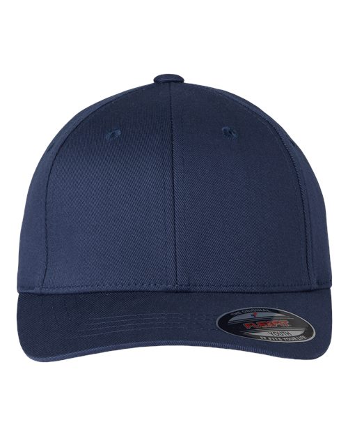 Flexfit 6277Y Youth Cotton Blend Cap - Navy - front
