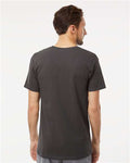 M&O 4800 Men's Gold Soft Touch T-Shirt - Charcoal - model back