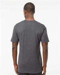 M&O 4800 Men's Gold Soft Touch T-Shirt - Dark Heather - model back