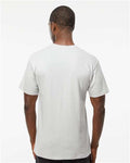 M&O 4800 Men's Gold Soft Touch T-Shirt - Platinum - model back