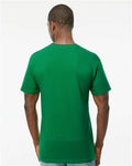M&O 4800 Men's Gold Soft Touch T-Shirt - Fine Kelly Green - model back