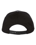 Richardson 312 Twill Back Trucker Cap - Charcoal/ Black - back