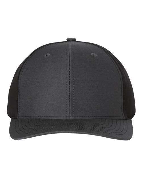 Richardson 312 Twill Back Trucker Cap - Charcoal/ Black - front