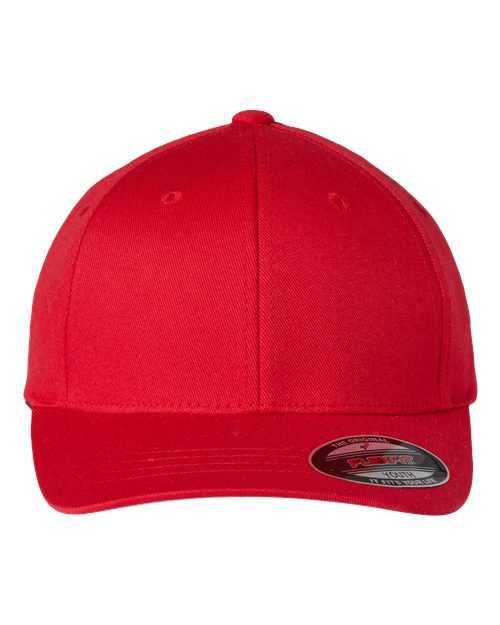 Flexfit 6277Y Youth Cotton Blend Cap - Red - front