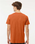 M&O 6500M Unisex Vintage Garment-Dyed T-Shirt - Burnt Orange - model back