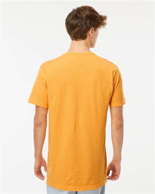 M&O 6500M Unisex Vintage Garment-Dyed T-Shirt - Citrus - model back