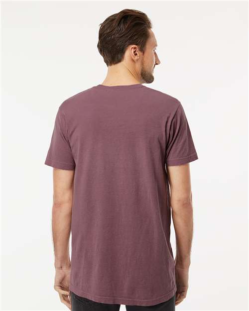 M&O 6500M Unisex Vintage Garment-Dyed T-Shirt - Vineyard - model back