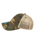 LEGACY OFA Old Favorite Trucker Cap - Army Camo/ Khaki - side