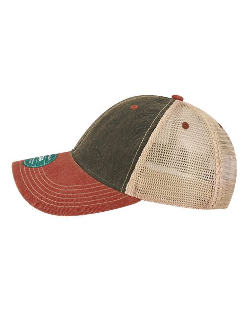 LEGACY OFA Old Favorite Trucker Cap - Black/ Cardinal/ Khaki - side