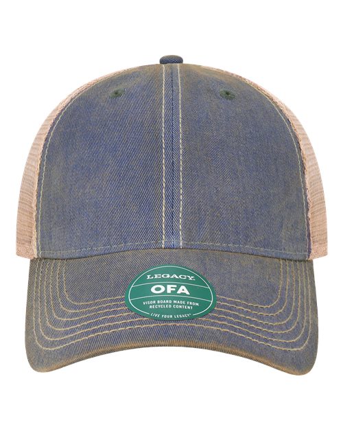 LEGACY OFA Old Favorite Trucker Cap - Royal/ Khaki - front