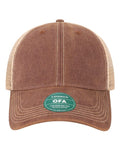 LEGACY OFA Old Favorite Trucker Cap - Burgundy/ Khaki - front