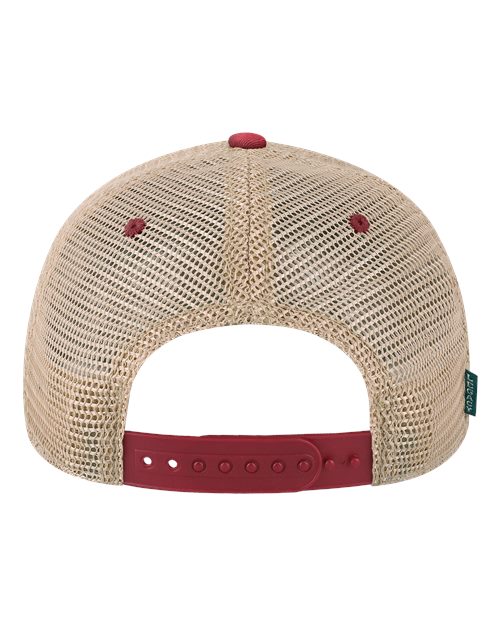 LEGACY OFA Old Favorite Trucker Cap - Cardinal/ Khaki - back