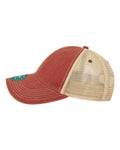 LEGACY OFA Old Favorite Trucker Cap - Cardinal/ Khaki - side