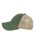 LEGACY OFA Old Favorite Trucker Cap - Dark Green/ Khaki - side