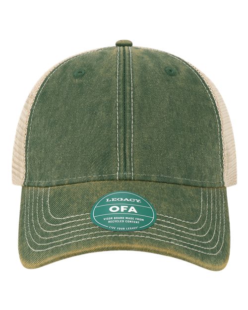 LEGACY OFA Old Favorite Trucker Cap - Dark Green/ Khaki - front