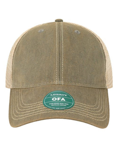 LEGACY OFA Old Favorite Trucker Cap - Grey/ Khaki - front