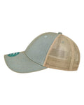 LEGACY OFA Old Favorite Trucker Cap - Light Blue/ Khaki - side