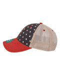 LEGACY OFA Old Favorite Trucker Cap - Merica/ Khaki - side